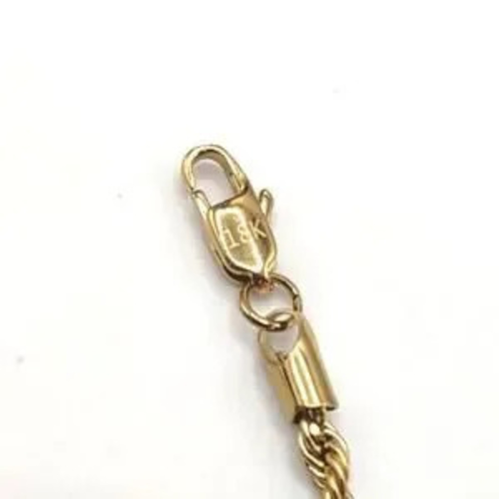 18k Gold Plated Bracelet Diamond Cut Chain Fashion Valentines Birthday Gift NEW!